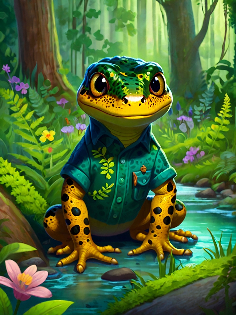 Sally's Streamside Adventure